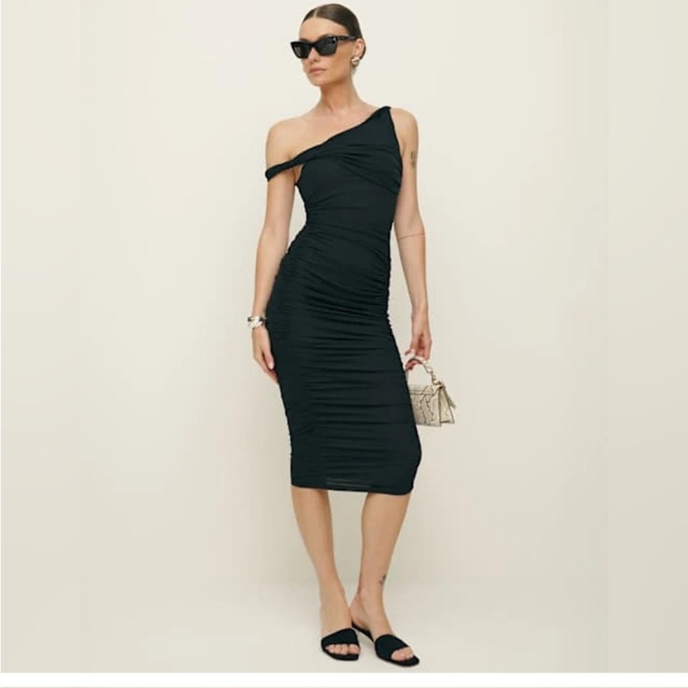Reformation Alycia dress Black Size Large